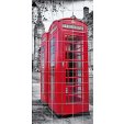 London Phone Box - Tiles Wall Stickers