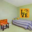 Love Basketball Wall Stickers