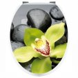 Orchid - Toilet Seat Decal Sticker