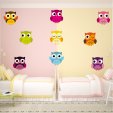 Owls Set Wall Stickers