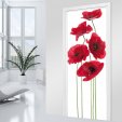 Poppy Door Stickers