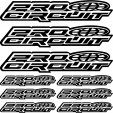 pro circuit Decal Stickers kit