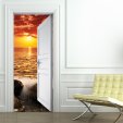 Sunset Door Stickers