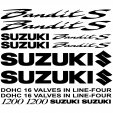 Suzuki 1200 bandit S Decal Stickers kit
