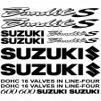 Suzuki 600 bandit S Decal Stickers kit