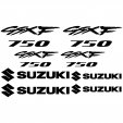 Suzuki GsxF 750 Decal Stickers kit