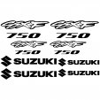 Suzuki GsxF 750 Decal Stickers kit
