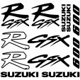 Suzuki R Gsx 600 Decal Stickers kit