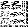 Suzuki R Gsx 750 Decal Stickers kit