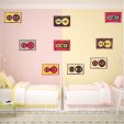 Tape Cassette Set Wall Stickers