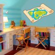 Treasure Map Wall Stickers