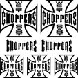west coast choppers Decal Stickers kit