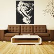 Woman Guitarist Wall Stickers