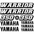 Yamaha 350 WARRIOR Decal Stickers kit