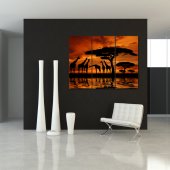 Africa - Triptych Forex Print