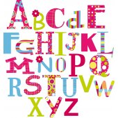 Alphabet Set Wall Stickers