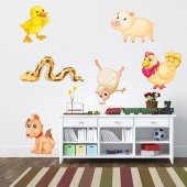 Animals Set Wall Stickers