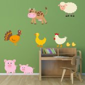 Animals Set Wall Stickers