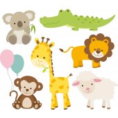 Animals Set Wall Stickers