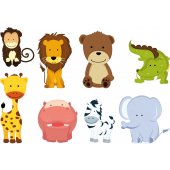 Animals Set Wall Stickers