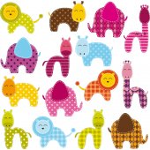 Animals Set Wall Stickers