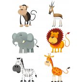 Animals Set Wall Stickers