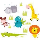 Animals Set Wall Stickers