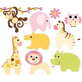 Animals Set Wall Stickers