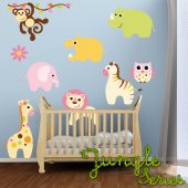 Animals Set Wall Stickers