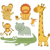 Animals Set Wall Stickers