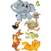 Animals Set Wall Stickers