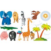 Animals Set Wall Stickers