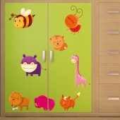 Animals Set Wall Stickers