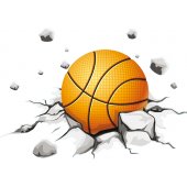 Basketball Ball Wall Stickers