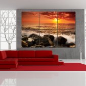 Beach - Triptych Forex Print