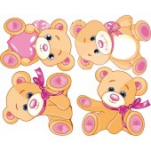 Bears Set Wall Stickers