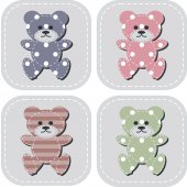 Bears Set Wall Stickers