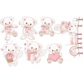 Bears Set Wall Stickers