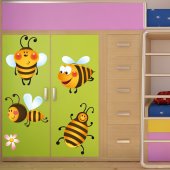 Bees Set Wall Stickers