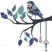 Bird Branch Wall Stickers