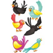 Bird Set Wall Stickers