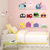 Bird Set Wall Stickers