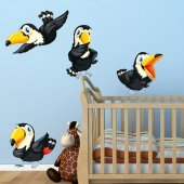 Bird Set Wall Stickers