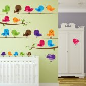 Bird Set Wall Stickers