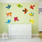 Bird Set Wall Stickers