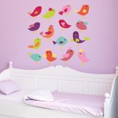 Bird Set Wall Stickers