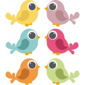 Bird Set Wall Stickers