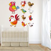 Bird Set Wall Stickers