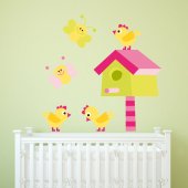 Birds and Butterflies Wall Stickers