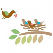 Birds Branch Wall Stickers